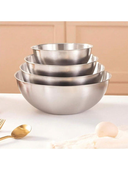 ChefPRO Bowls - 4 bowls de acero inoxidable premium